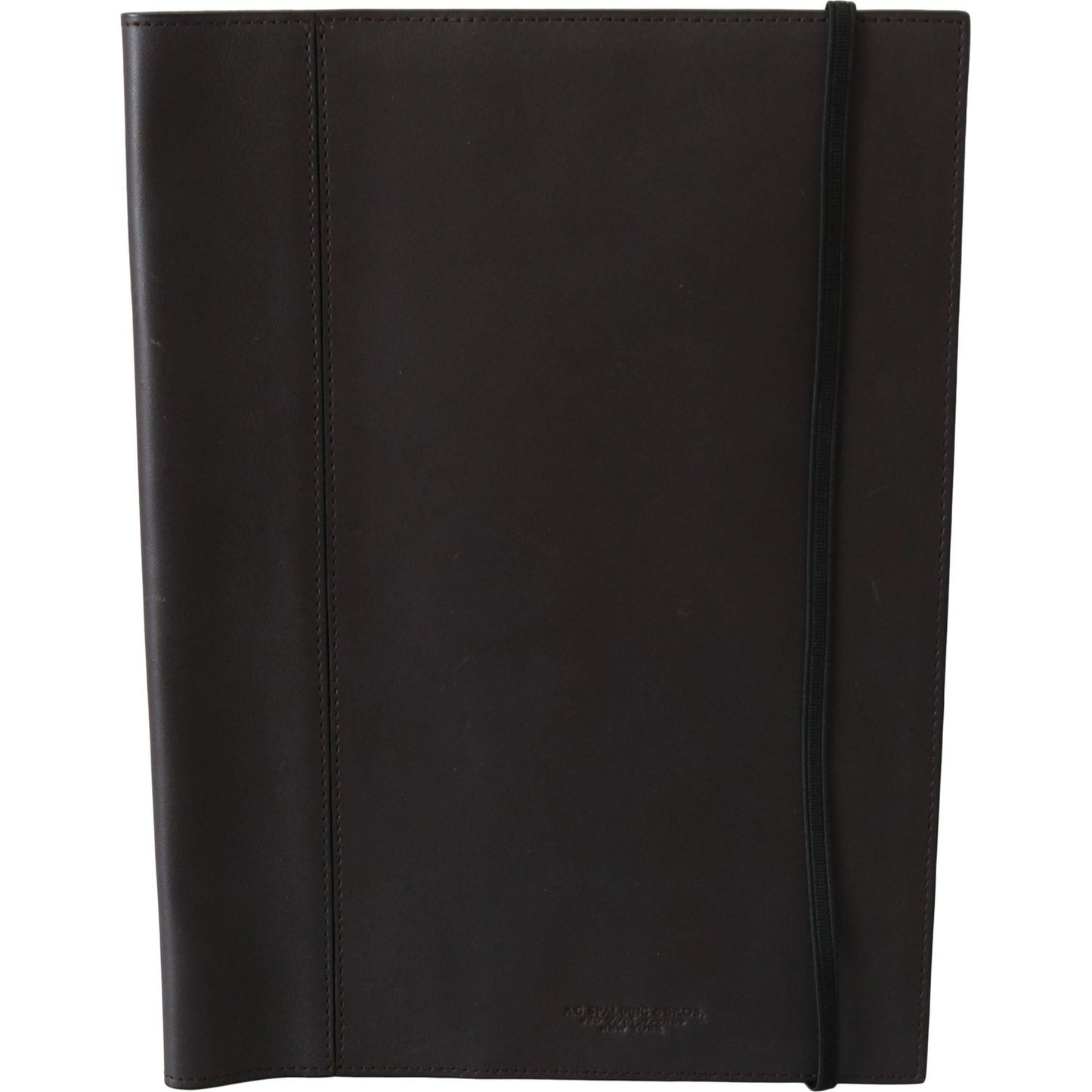 A.G. Spalding & Bros Black Leather Bifold Travel Holder Logo Wallet