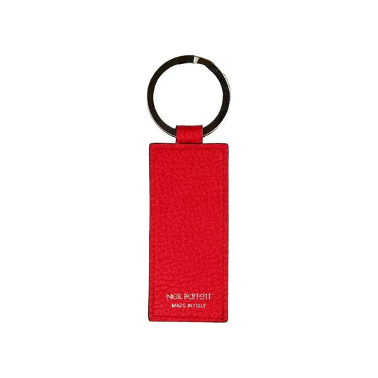 Neil Barrett Red Leather Men Keychain NE-21062