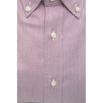 Robert Friedman Red Cotton Men Shirt RO-20475-M