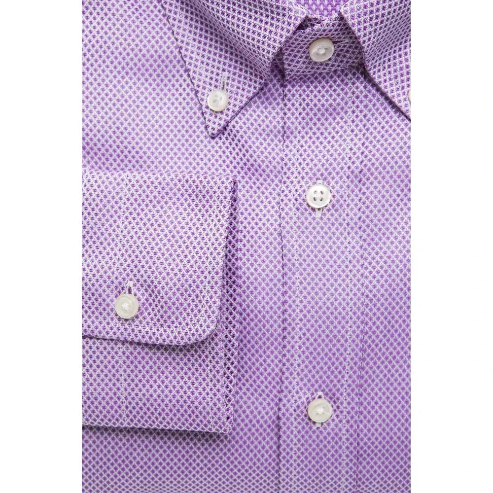 Robert Friedman Multicolor Cotton Men Shirt RO-20464-M