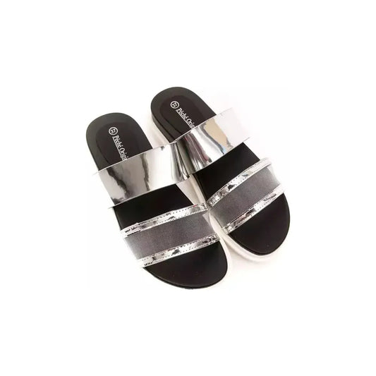 Péché Originel Silver Polyethylene Women Sandal PC-18724-EU36/US6