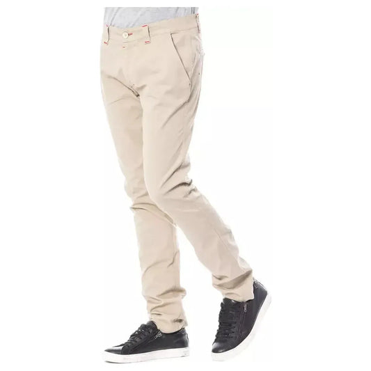 Verri Beige Cotton Men Chino Pant VE-18277-W31