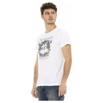 Trussardi Action White Cotton Men T-Shirt TR-22723-XL