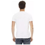 Trussardi Action White Cotton Men T-Shirt TR-22723-XL