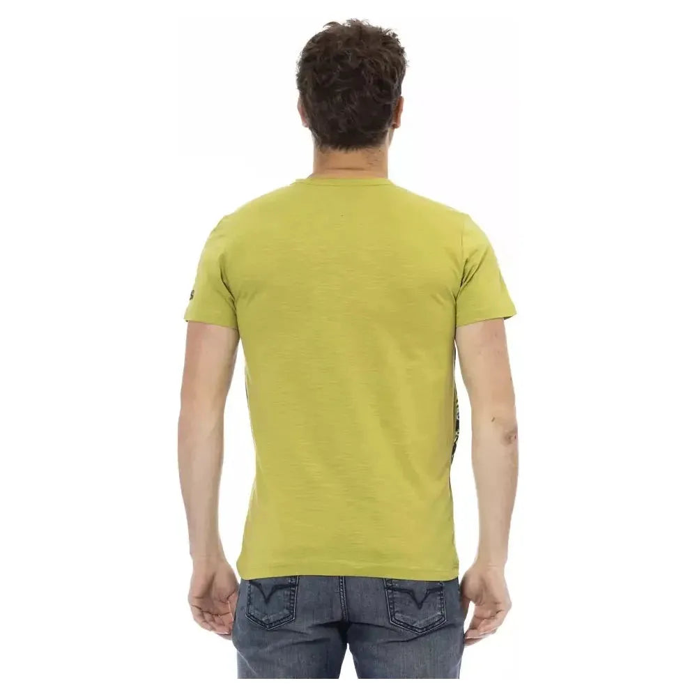 Trussardi Action Green Cotton Men's T-Shirt