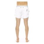 Bikkembergs White Polyester Men Swim Short BI-22661-S