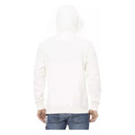 Automobili Lamborghini White Cotton Men Sweater with Pockets AU-22633-S