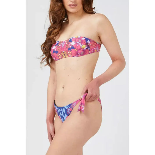 Custo Barcelona Fuchsia Polyester Women Bikini CU-22199-S