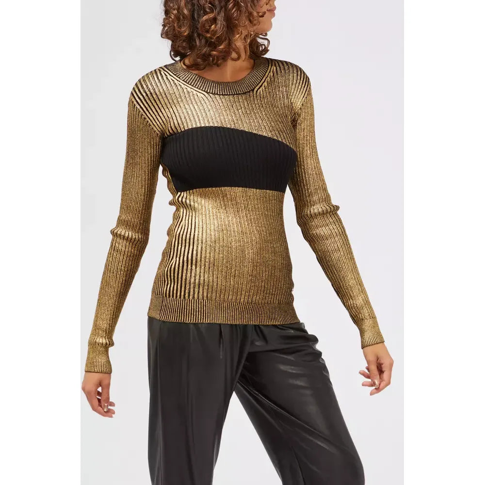 Custo Barcelona Gold Wool Sweater