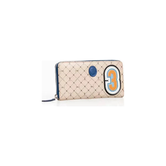 Trussardi Beige Leather Men Wallet TR-21576
