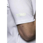 Tond White Cotton Men's T-Shirt TO-20043-S
