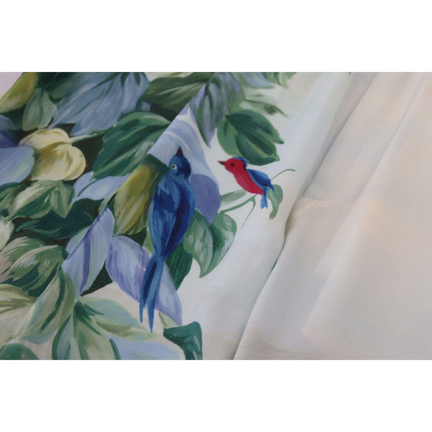 بنطلون حرير متعدد الألوان من دولتشي آند غابانا