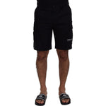 Dolce & Gabbana Black Bermuda Cargo Casual Shorts PAN74016 - 48