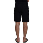 Dolce & Gabbana Black Bermuda Cargo Casual Shorts PAN74016 - 48