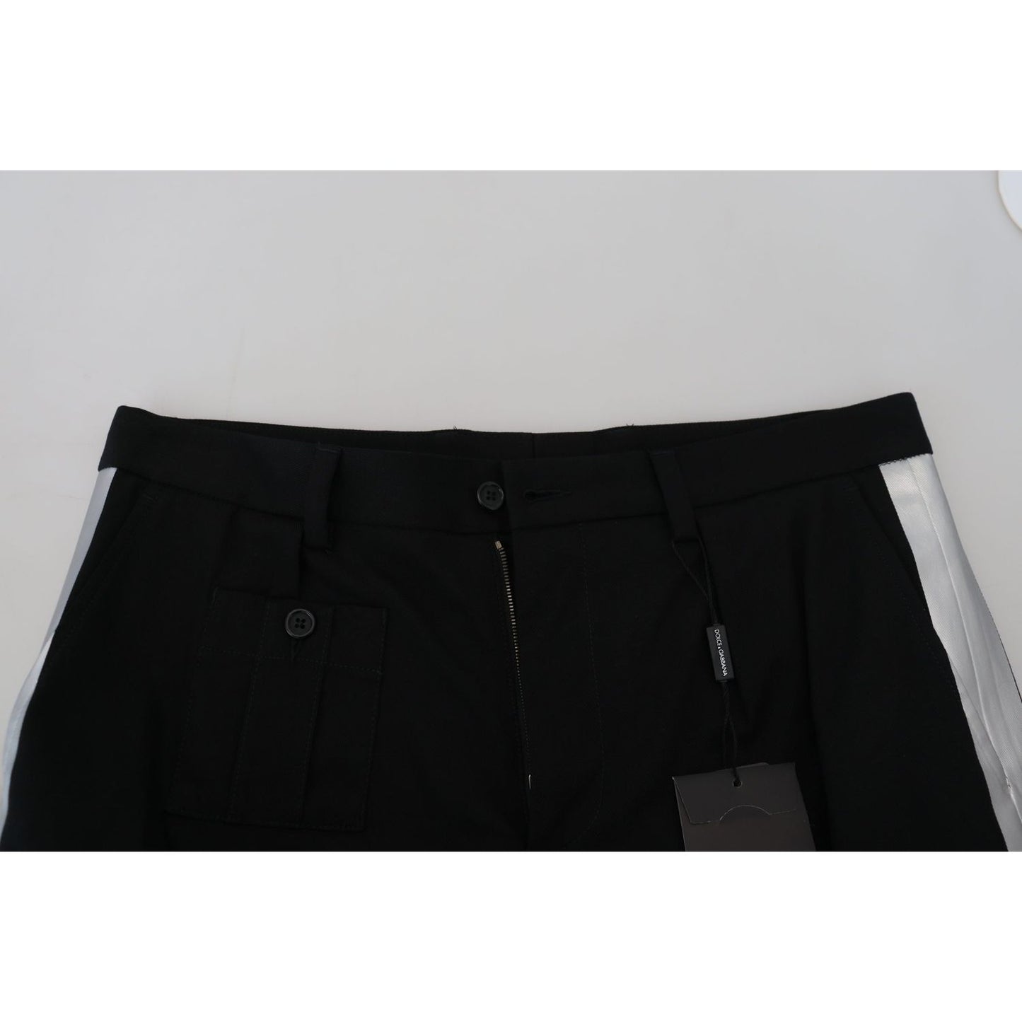 Dolce & Gabbana Black Bermuda Cargo Casual Shorts PAN74016 - 48