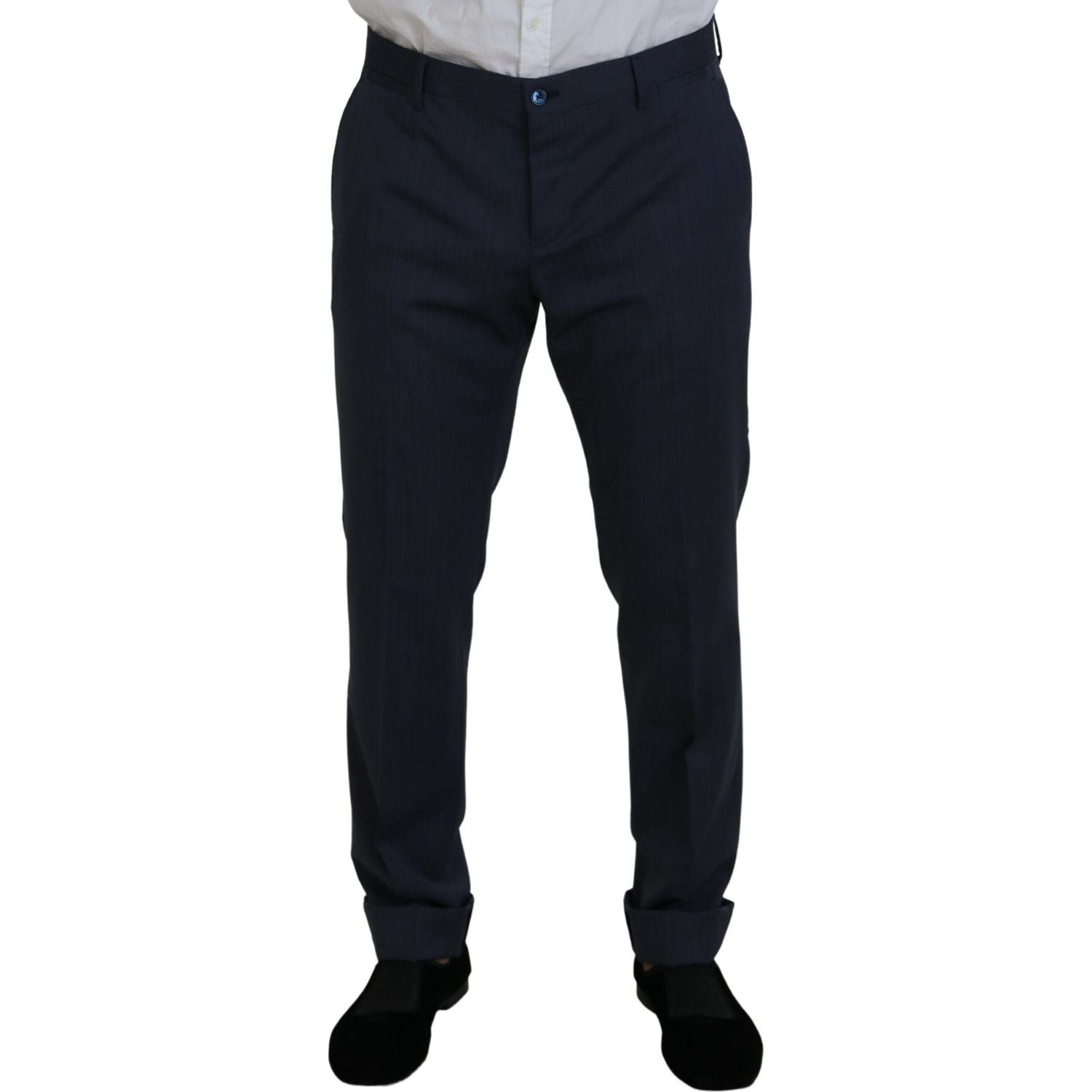 بدلة رجالية أنيقة باللون الأزرق مارتيني من دولتشي آند غابانا بقصّة Slim Fit