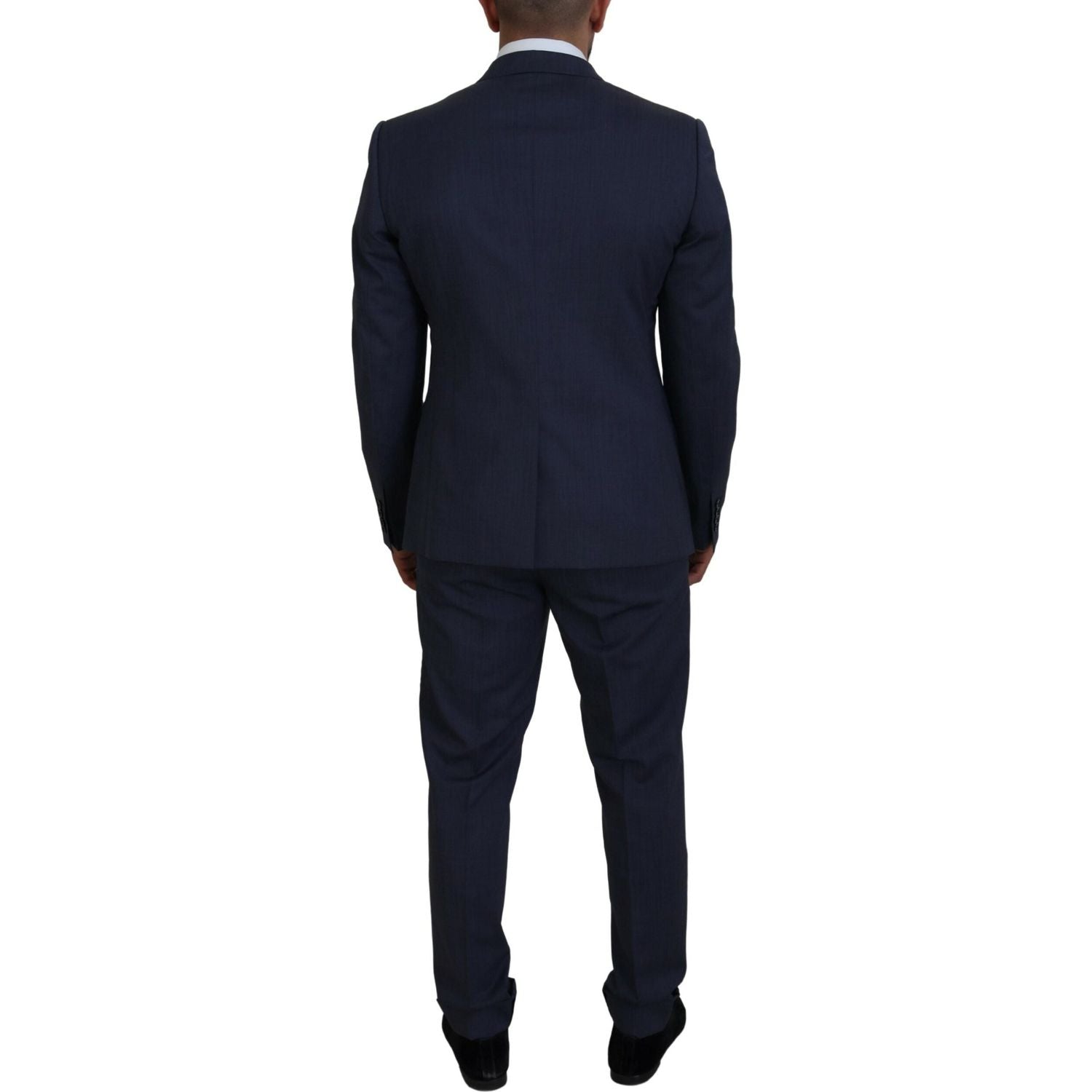 بدلة رجالية أنيقة باللون الأزرق مارتيني من دولتشي آند غابانا بقصّة Slim Fit