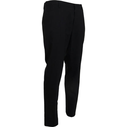 Dolce & Gabbana Gray Wool Stretch Dress Formal Slim Fit Pant