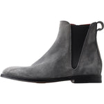 Dolce & Gabbana Gray Leather Men Ankle Boots Shoes MV5002-39