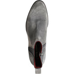 Dolce & Gabbana Gray Leather Men Ankle Boots Shoes MV5002-39