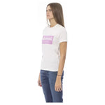 Baldinini Trend White Cotton Women T-Shirt BA-23904-XS
