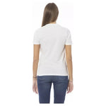 Baldinini Trend White Cotton Women T-Shirt BA-23904-XS