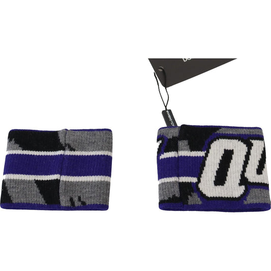 Dolce & Gabbana Purple Logo Two Piece Set Wristband LB30103