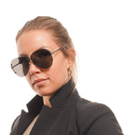 Max Mara Gray Women Sunglass