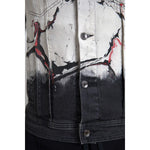 Dolce & Gabbana Multicolor Cotton Collared Denim Jacket JKT3651-IT48