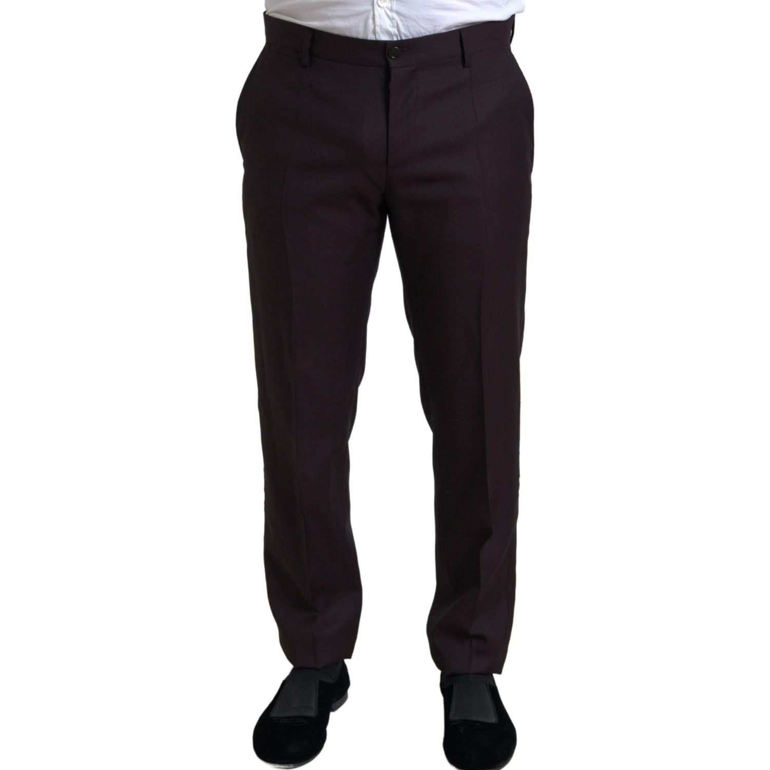 بدلة دولتشي آند غابانا مارون مارتيني بقصّة Slim Fit من قطعتين