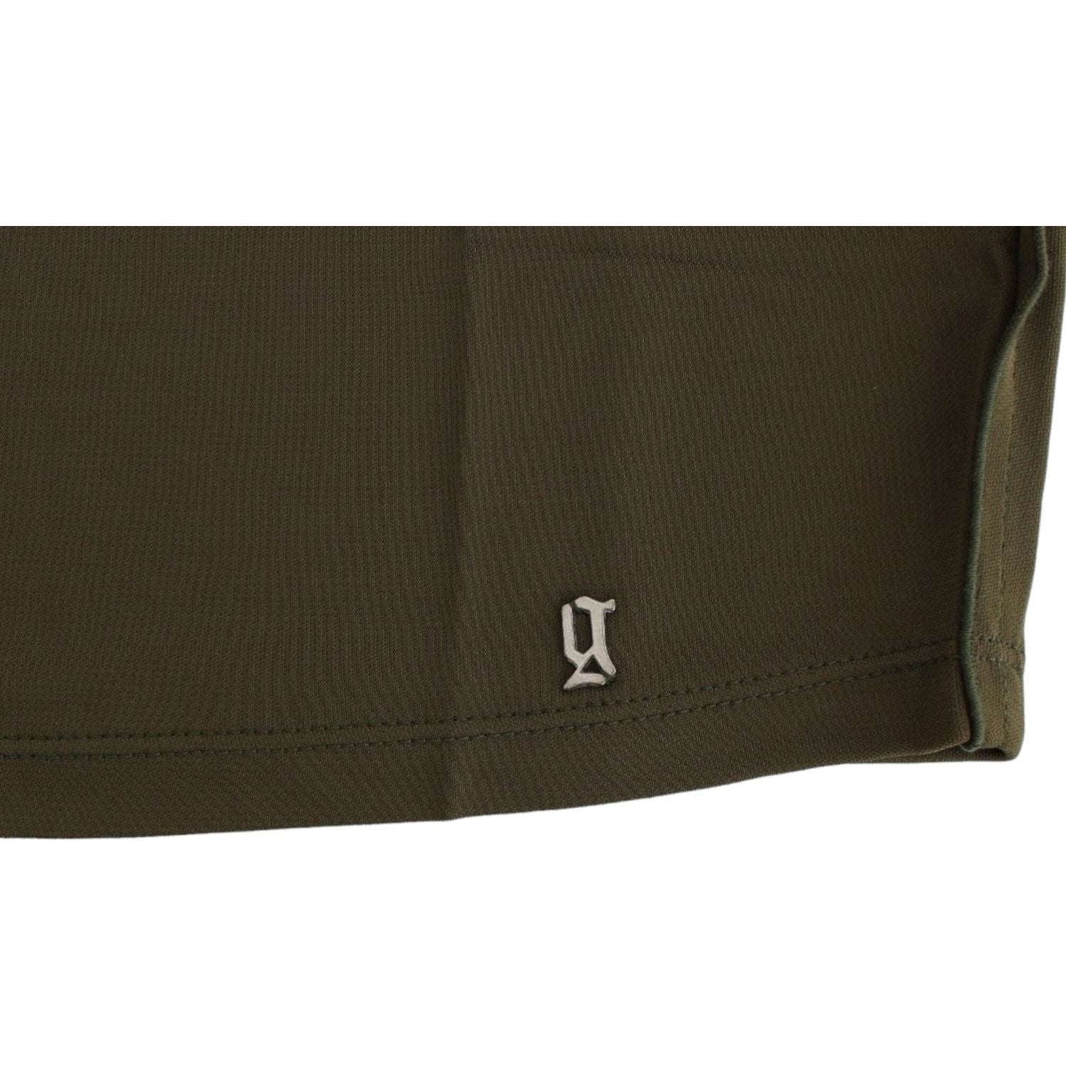 بلوزة رايون أنيقة من جون جاليانو باللون الزمردي