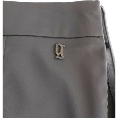 John Galliano Gray slim fit pants