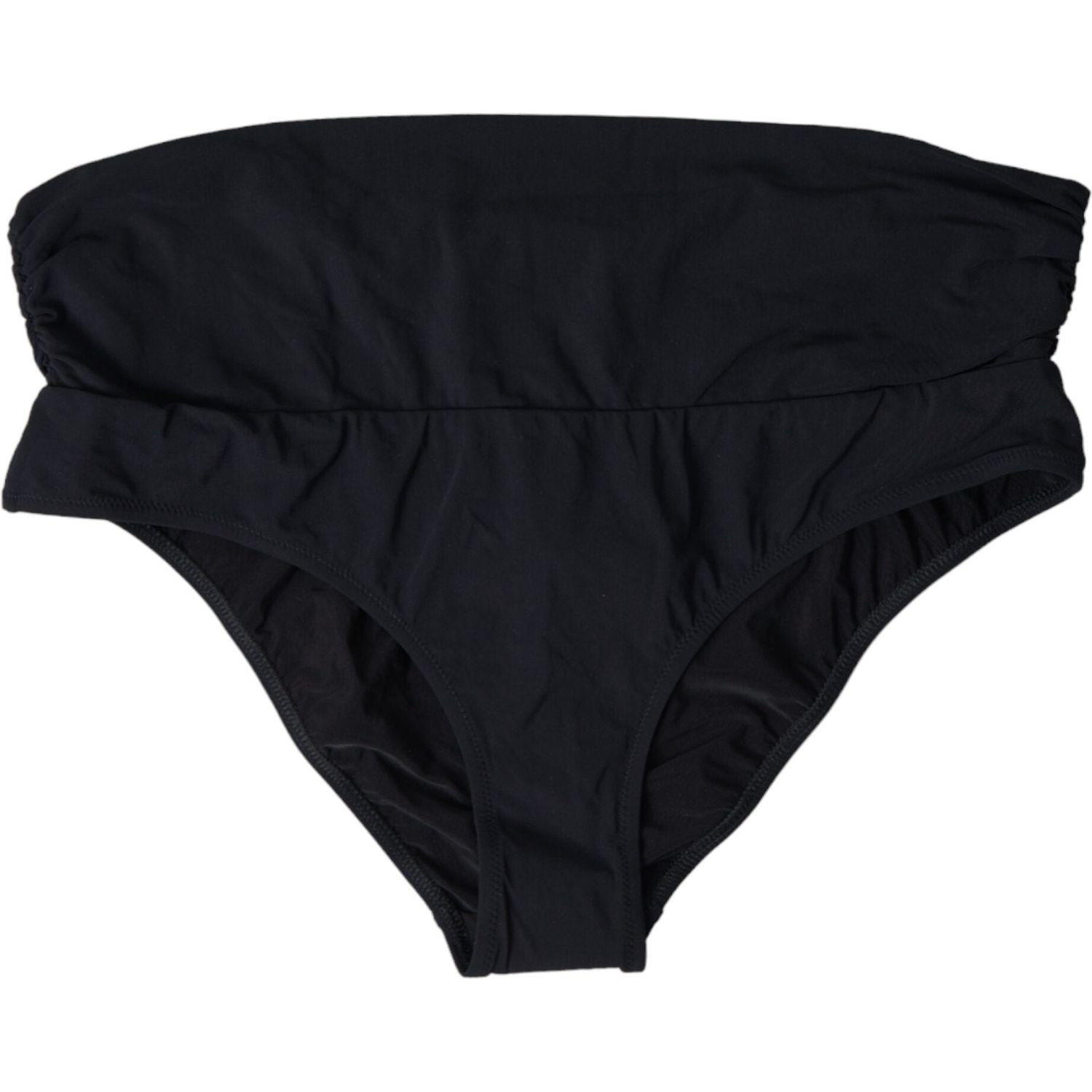 Dolce & Gabbana Black Nylon Stretch Swimwear Slip Bottom Bikini
