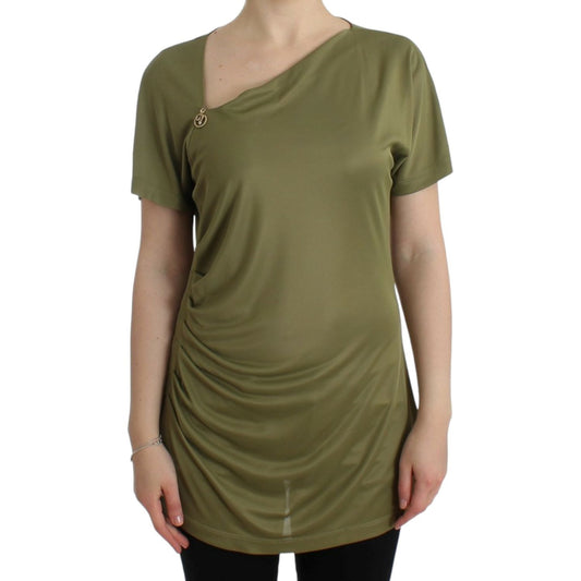 Cavalli Green blouse top SIG11614-1