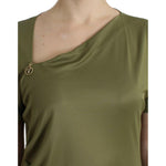 Cavalli Green blouse top SIG11614-1