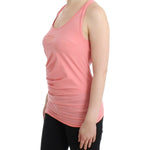 Cavalli Pink cotton tank top SIG11612-4