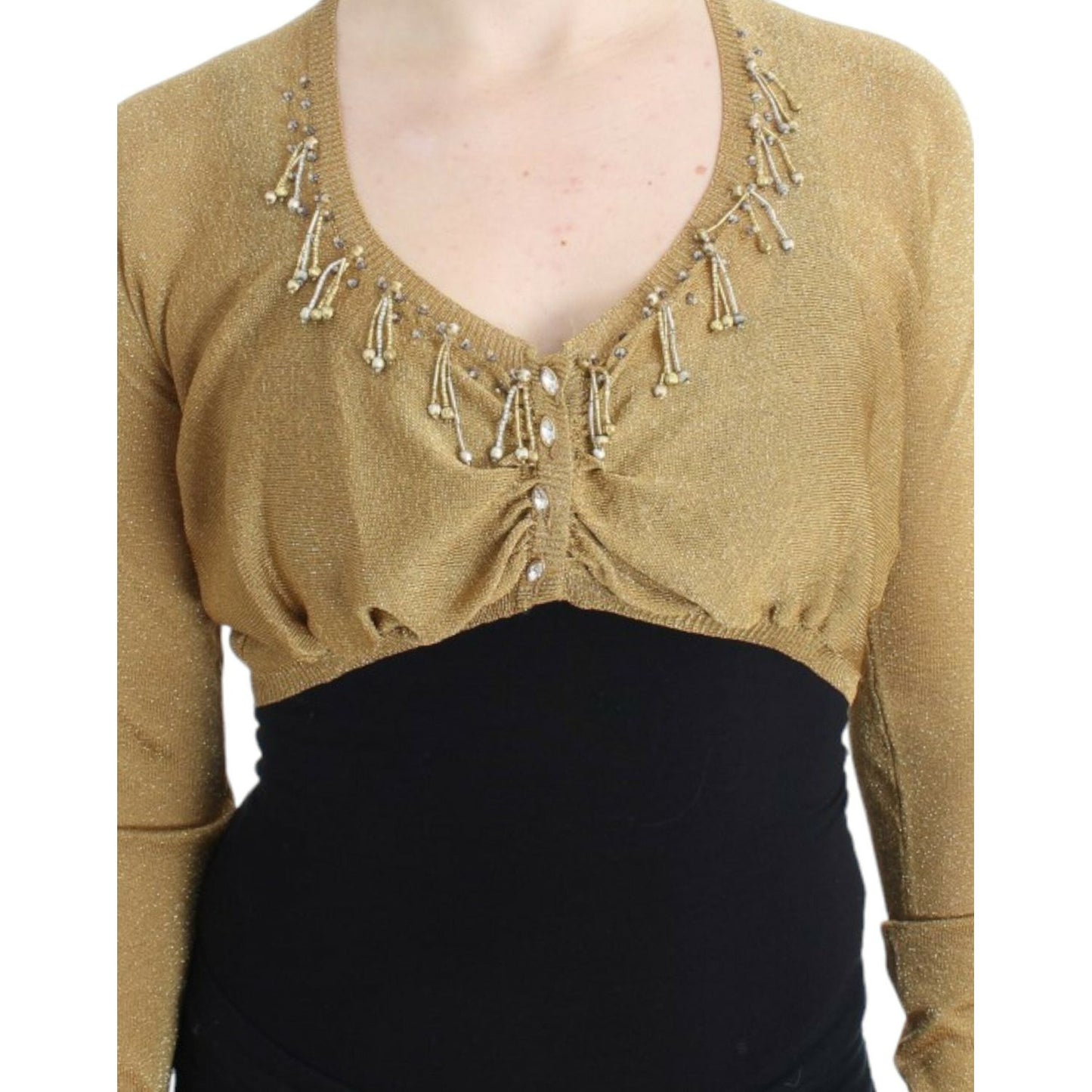 Cavalli Gold embellished gold shrug SIG11606-1
