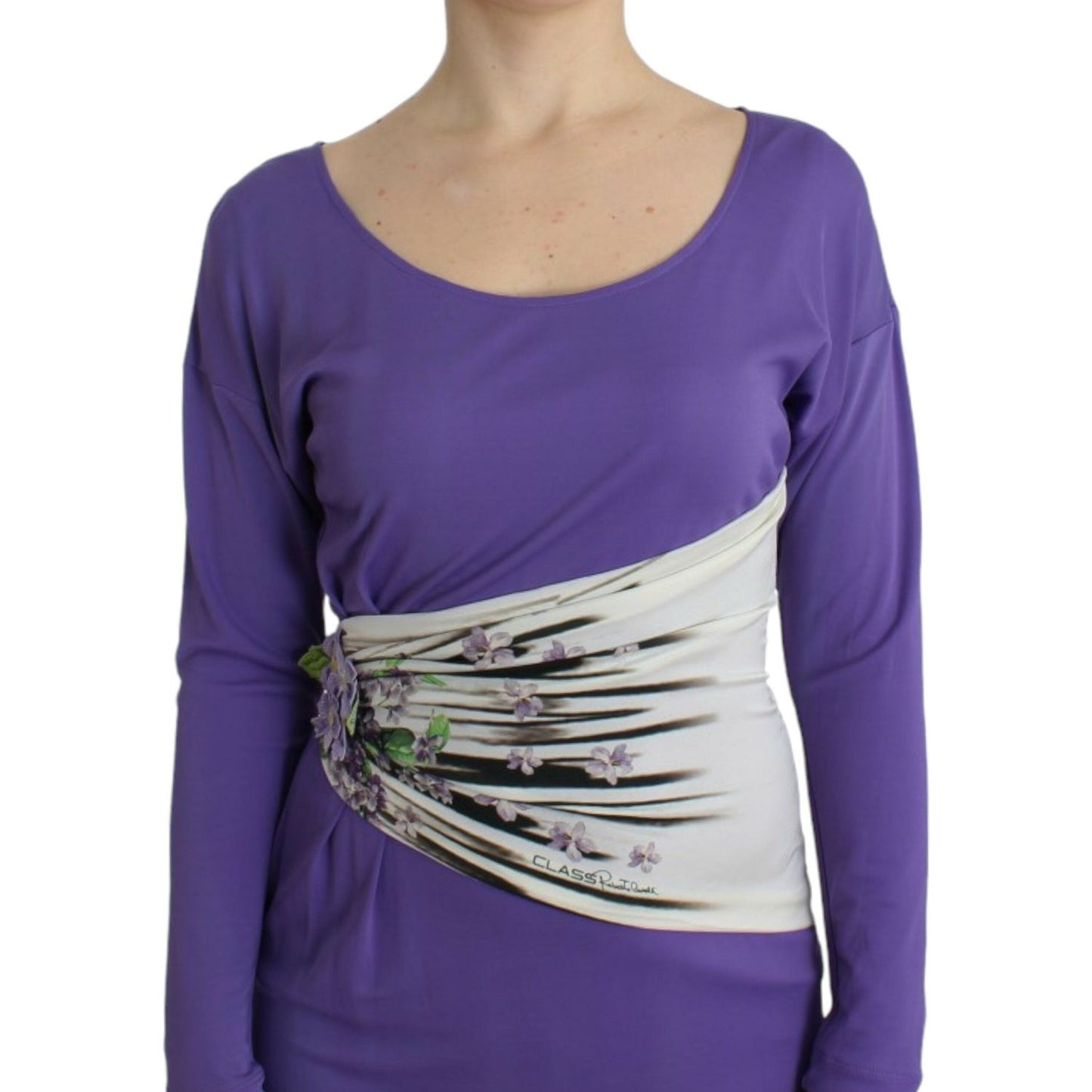 Cavalli Purple longsleeved dress SIG11484-4