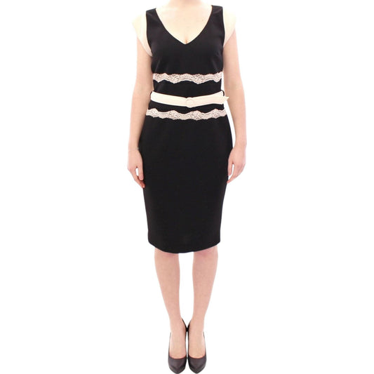 Cavalli Black lace sheath dress GSD10038-1