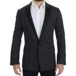 Dolce & Gabbana Black wool slim MARTINI blazer SIG12292-1