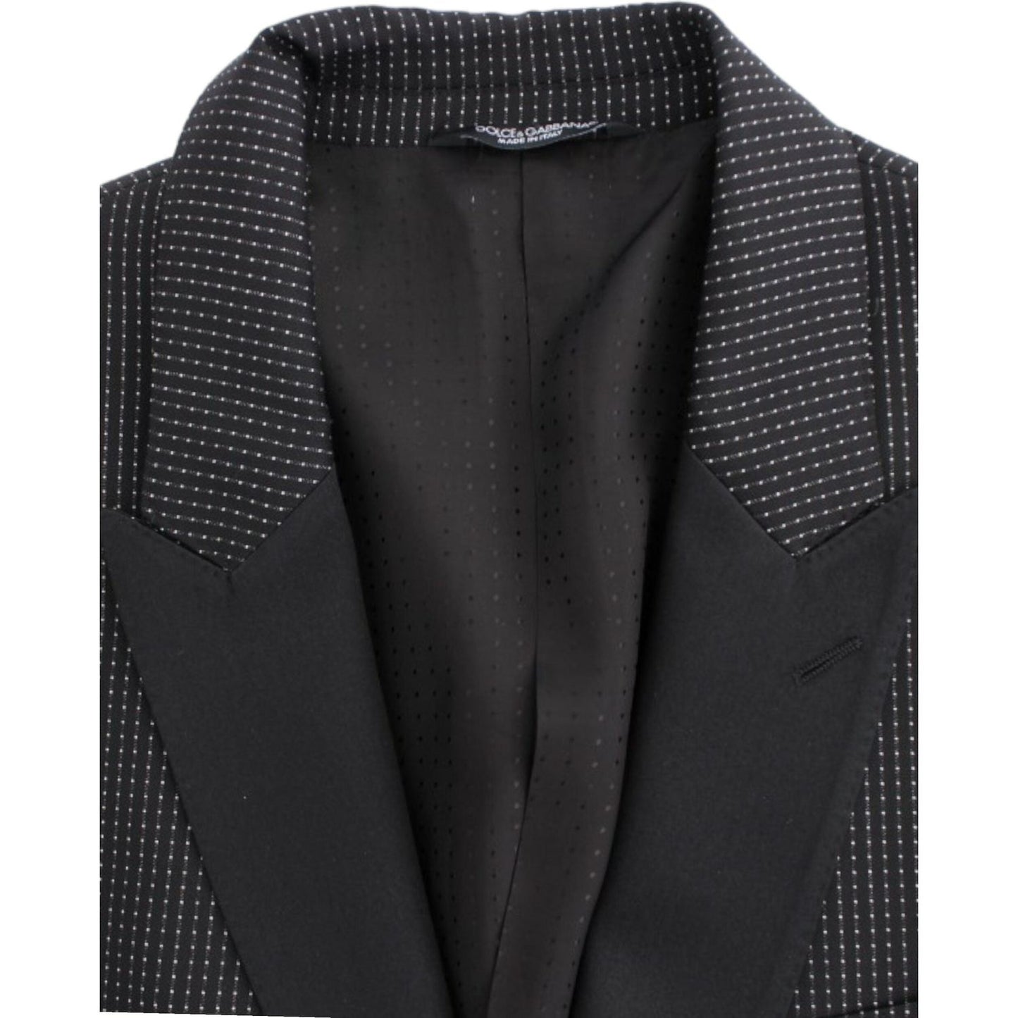 Dolce & Gabbana Black wool slim MARTINI blazer SIG12292-1