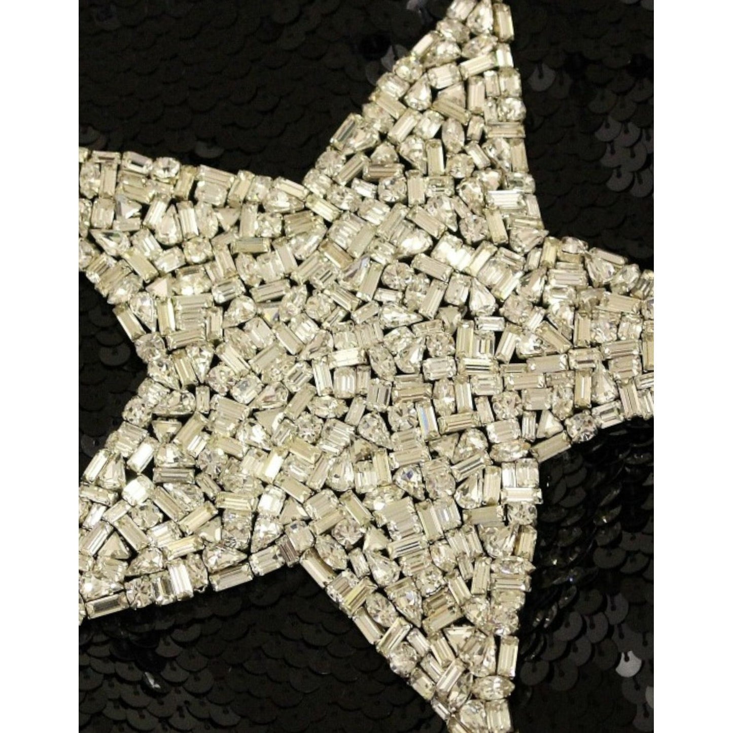 Dolce & Gabbana Masterpiece black crystal swarovski stars sheath dress GSS10004-1