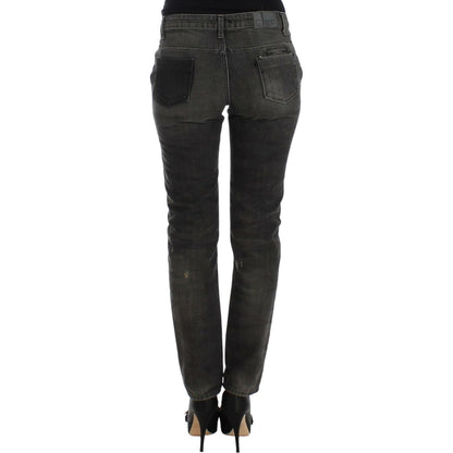 Costume National Gray distressed jeans