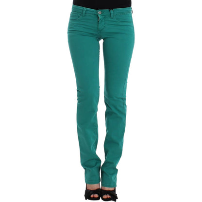 Costume National Green straight leg jeans