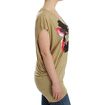Costume National Beige motive print t-shirt SIG12528-1