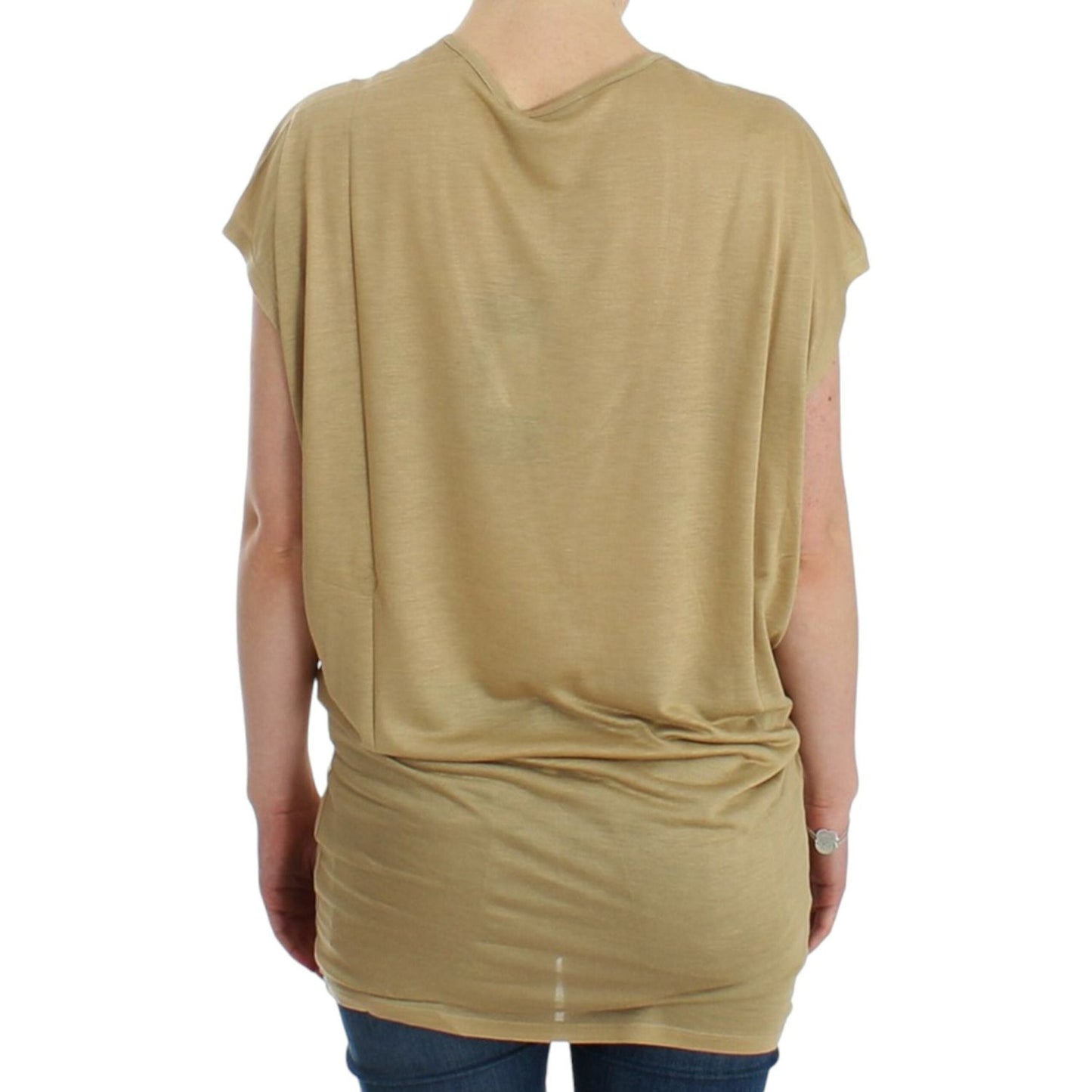 Costume National Beige motive print t-shirt SIG12528-1