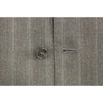 Dolce & Gabbana Gray Striped Wool Logo Vest Gilet Weste GSS12033-1