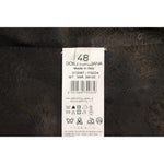 Dolce & Gabbana Brown Check Wool Single Breasted Vest GSS11956-1