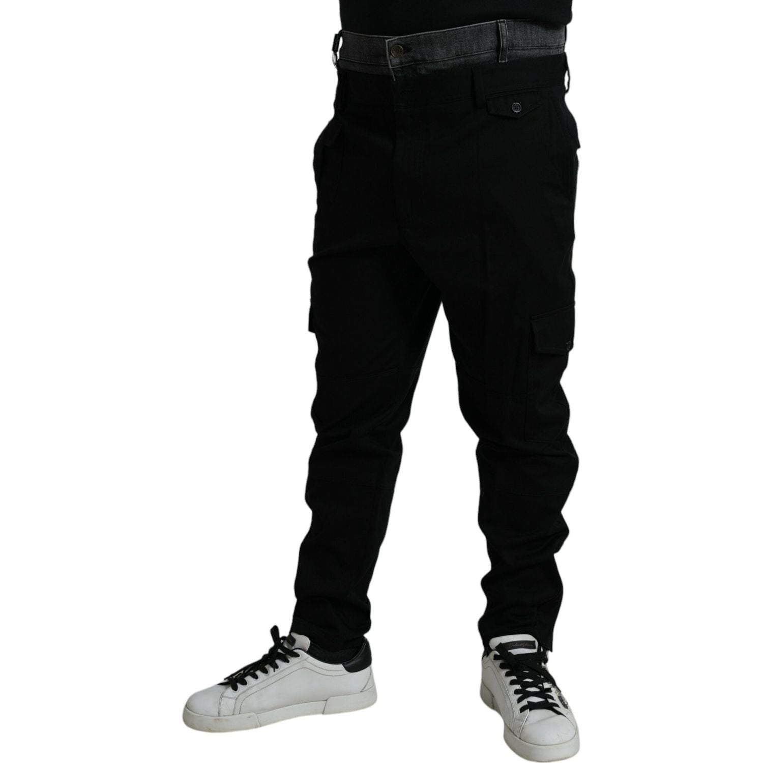 بنطال رياضي أنيق من القطن المرن من دولتشي آند غابانا