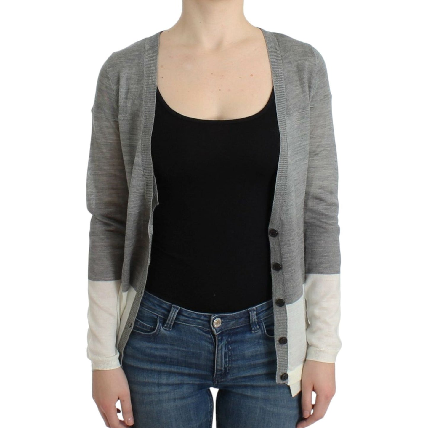 Costume National Gray lightweight cardigan
